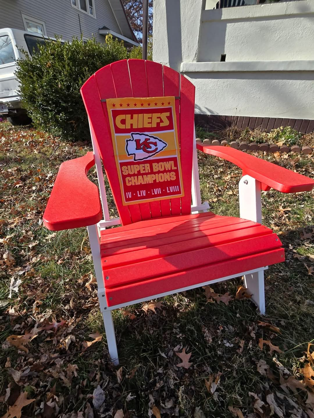 Sports fan chairs choose and design your favorite team colors!